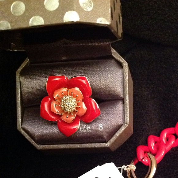 Red "BLOSSOM" Ring