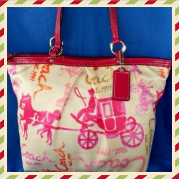 Coach Handbags - New Coach Horse & Carriage Handbag.