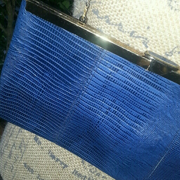 💋Etra Blue Vintage clutch/purse
