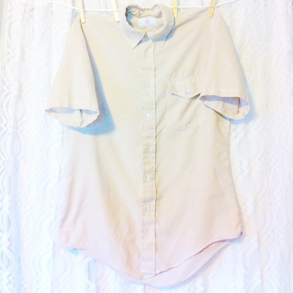 Cream Button Up