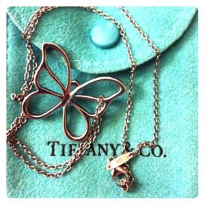 Tiffany & Co. Sterling silver Necklace and pouch