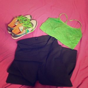 Victoria's Secret Yoga Pants in Slate Gray