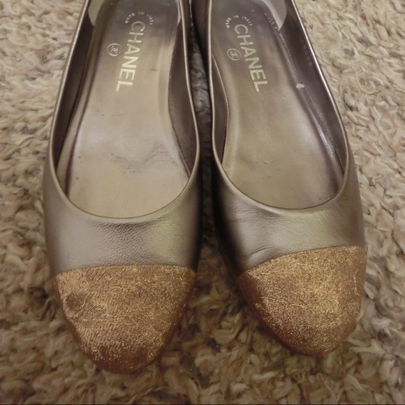 💯authentic CHANEL flats