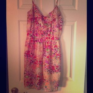 Delicate floral *designer* dress