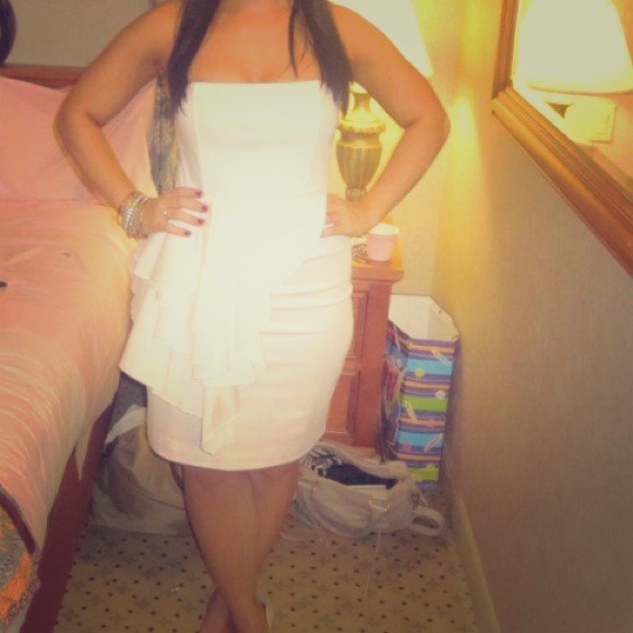 alice + olivia peplum dress