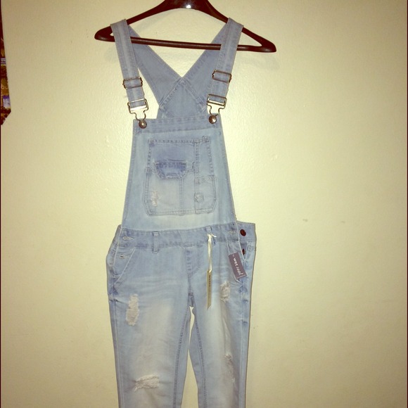 Wet Seal (NWT) denim overalls