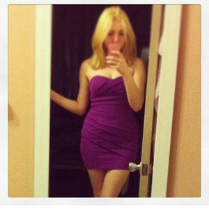 Purple Night Dress