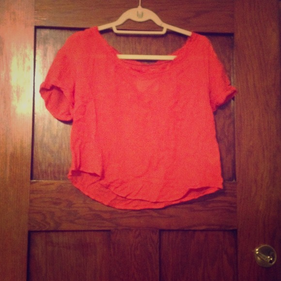 Free People XS Cherry Crop Top
