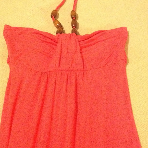 Design Studio Small Red Halter maxi - Picture 2 of 3