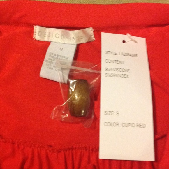 Design Studio Small Red Halter maxi - Picture 3 of 3