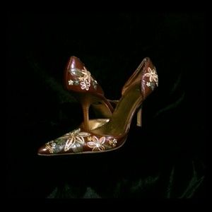 Fabulous burgundy wine High heels