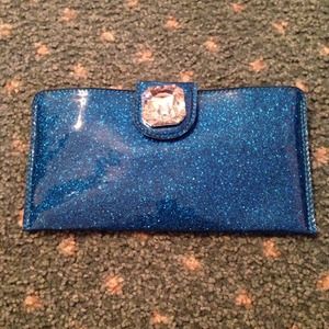 Sparkly Blue Wallet/Clutch