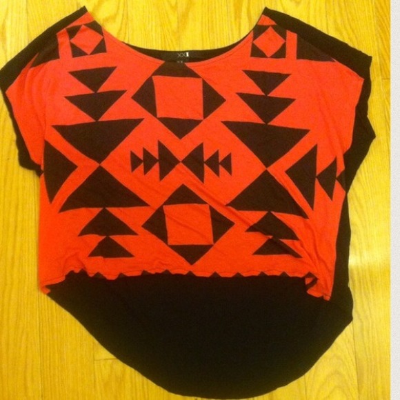 Tribal Print Top