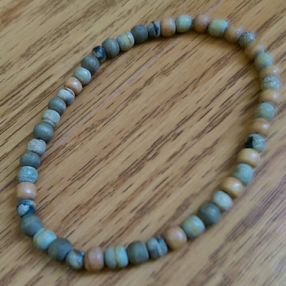 Jewelry - Simple orange-brown-grey bracelet.