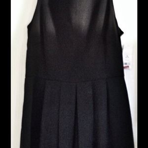 George Black Pleat Dress