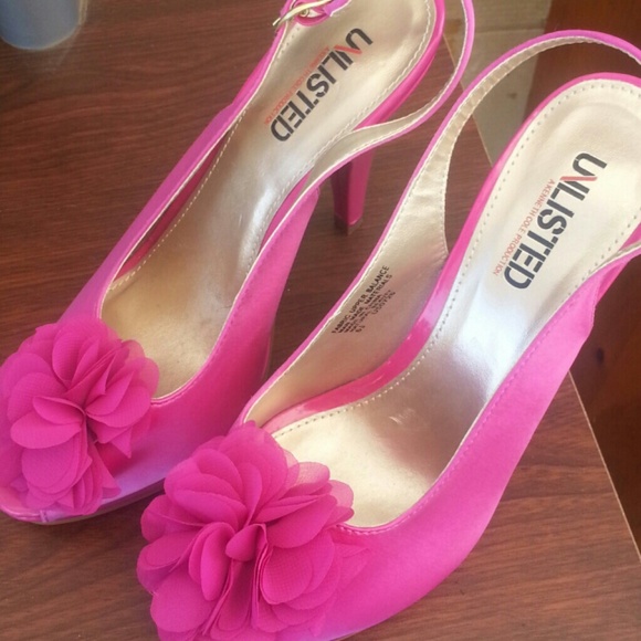 Unlisted hot pink heels