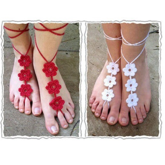 Hand crafted barefoot sandals