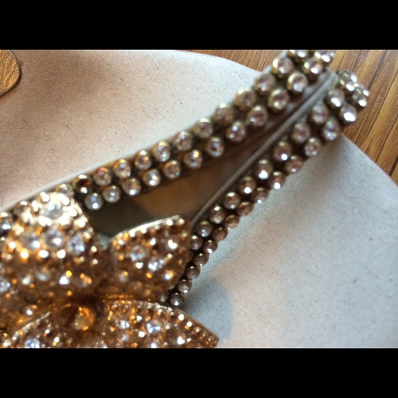 Franco Sarto 7.5 kitten heels w/jewels. - Picture 4 of 4