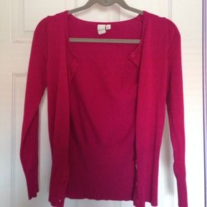 Magenta cardigan