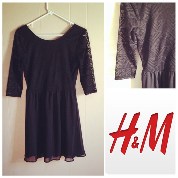 H&M DIVIDED DRESS