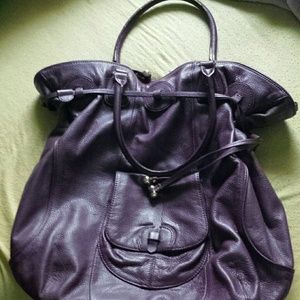 Plum Isaac Mizrahi Live tote/satchel