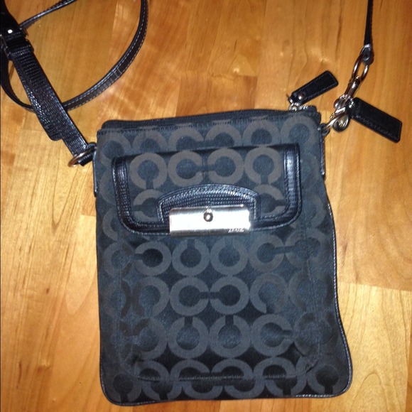 Coach cross strap purse