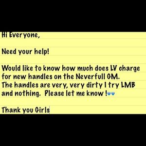 Help Neverfull GM Handles