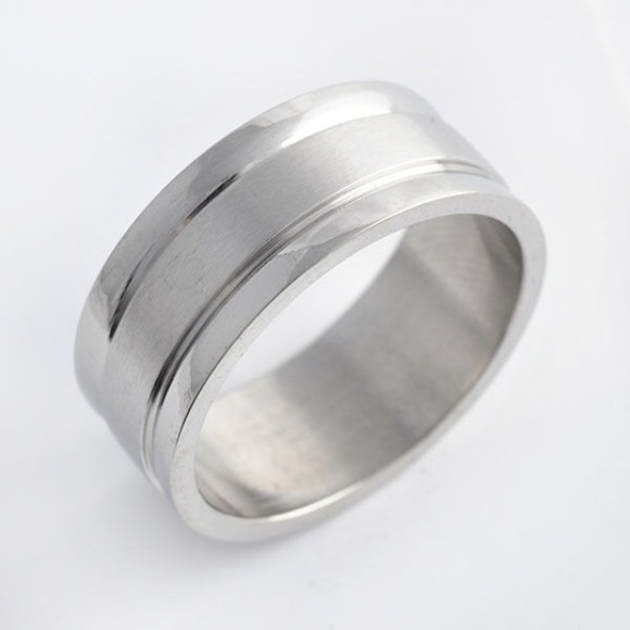 Stainless steel ring size 10