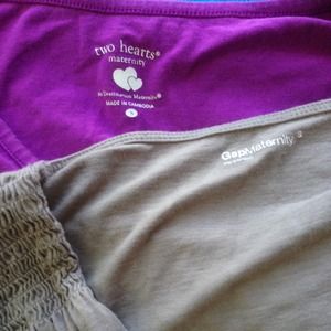 🔥lot of two maternity shirts