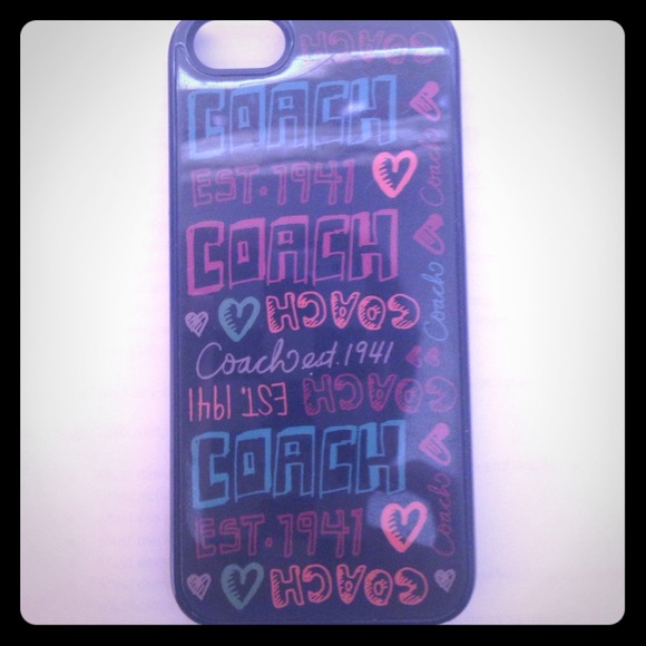 Coach IPhone 5/5S case.