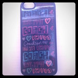 Coach IPhone 5/5S case.
