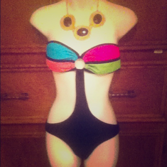 Sexy F21 one piece swimsuit.