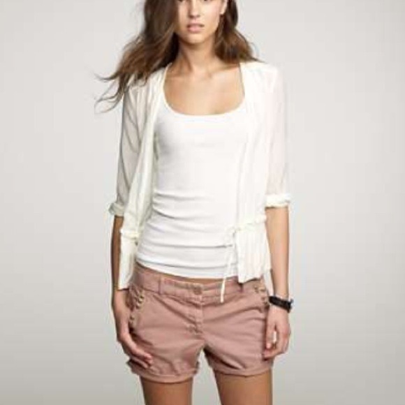 J Crew Broken In Boyfriend Chino Shorts in mauve