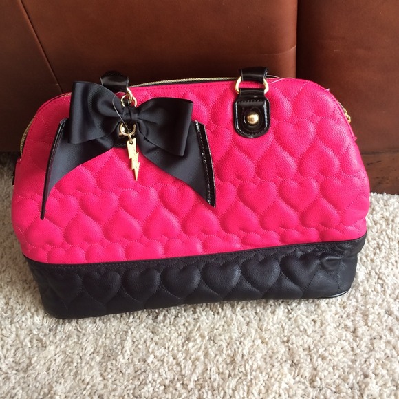 Betsey Johnson Dome Satchel 'Be Mine'