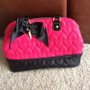Betsey Johnson Dome Satchel 'Be Mine'