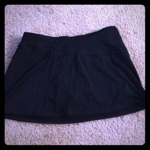 Black tennis skirt