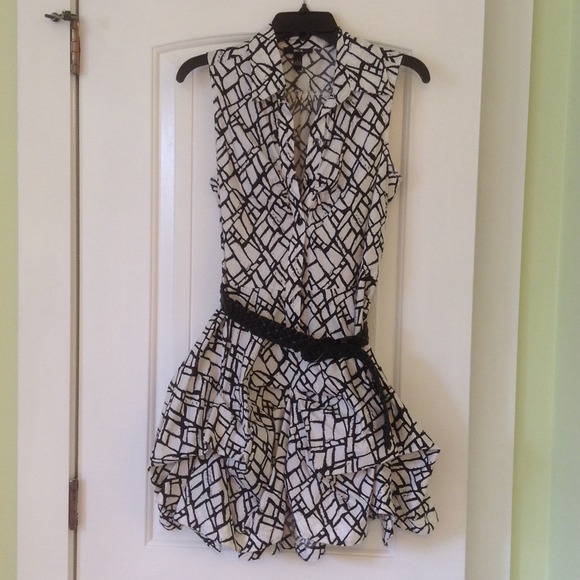 Black and white fun and sexy dress!