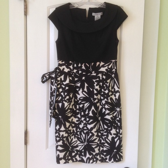 Black and white dress