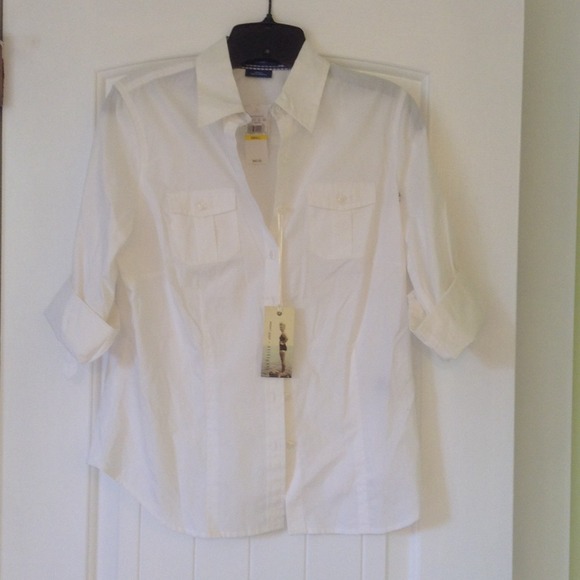 White button down shirt