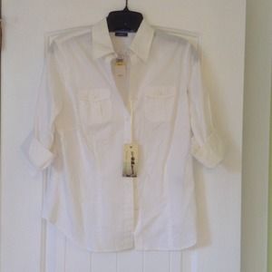 White button down shirt