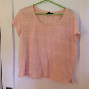 Delicate Patterned Pink Top