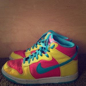 Custom nike high top sneakers