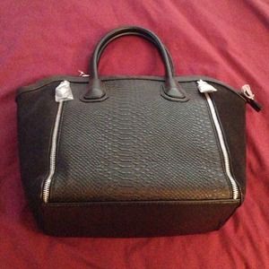 Black handbag