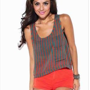 Striped tank LAST ONE