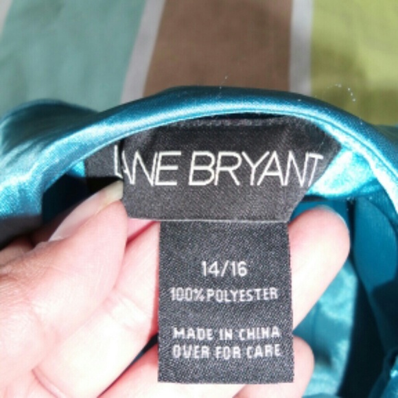 Ruffle blue top by Lane Bryant - Picture 4 of 4