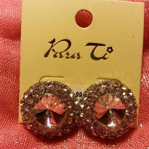 Rhinestone earrings