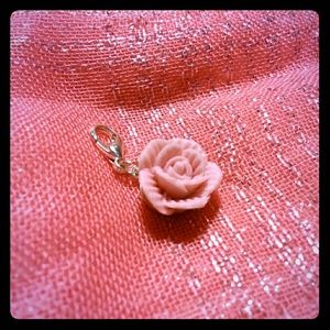 Pink Rose Charm