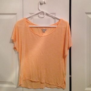 Orange flowy shirt!!