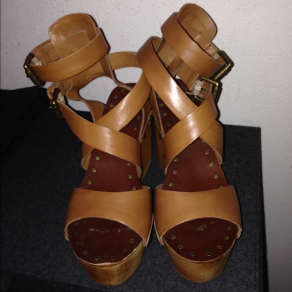 Ash platform wedge sandals sz 39 - Picture 1 of 3