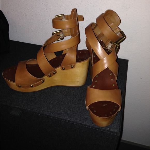 Ash platform wedge sandals sz 39 - Picture 2 of 3